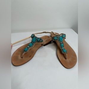 Ivanka trump turquoise sandals!